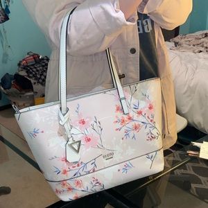 guess floral purse